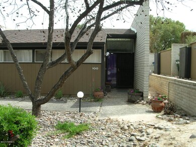 Unit faces west, pecan tree