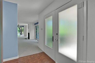 Front door foyer and living area