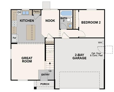 2012 Bidan Ave. Floorplan, First Floor