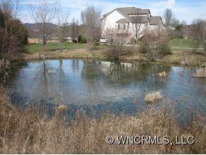 pond in back corner