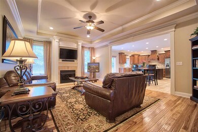 Enjoy your gas log fireplace in this gorgeous livi