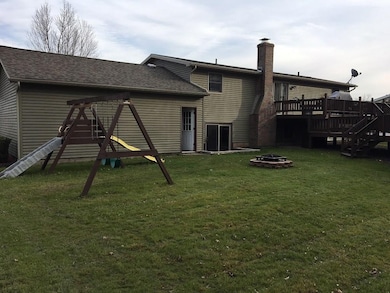 Back of home in late fall.