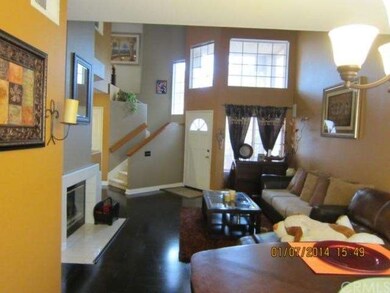 Living Room View including Entry and Staircase