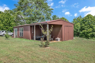Covered outdoor area for staying out of the weather plus an enclosed outdoor storage area