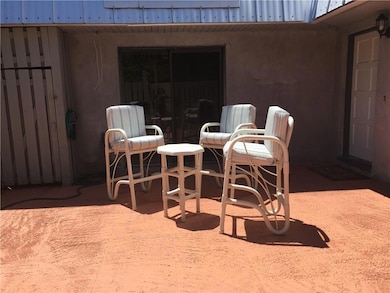 8 ft & 6 ft. sliders facing Courtyad