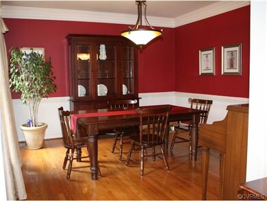 Formal dining room as viewed from the Foyer.