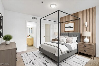 Virtually Staged Primary Bedroom