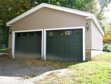 Exterior Front. extra deep garage...