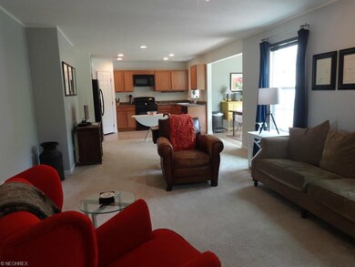 Great room open to kitchen