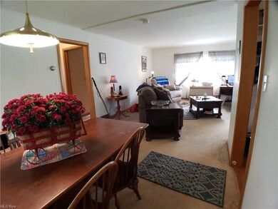 view of the open concept living