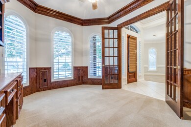 Study to front door.  Family room is to the right.