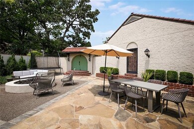 Looking back at the courtyard from the house
