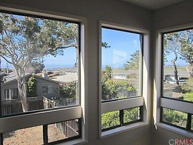Large windows and peaceful views from the dining a