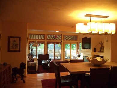 formal dining room to sunken living room