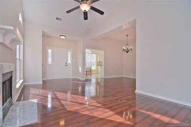 Great room open to dining room
