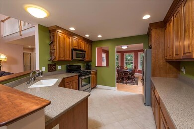 Corian Counters and Tiled Flooring