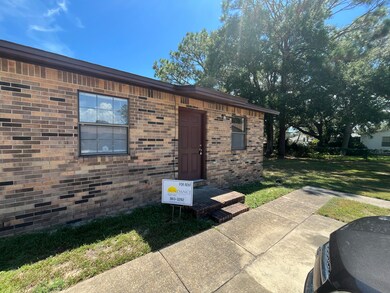 Closeup of Front of duplex - 818, side 1