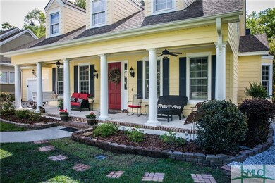 Welcoming front porch right