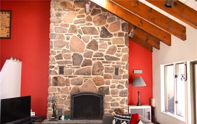 Stone Fireplace