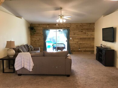 Living Room Plank Accent Wall