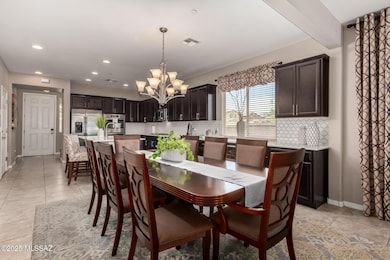 Ample Dining Room and Cabinets