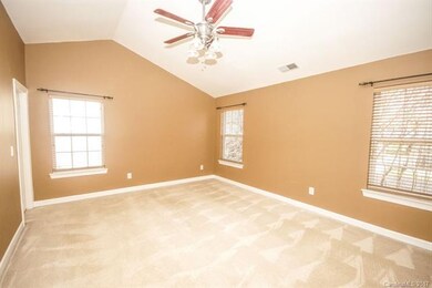 Master Bedroom with High Ceilings