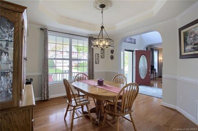 Formal dining room.