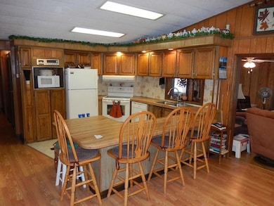 Nice open concept from the kitchen...