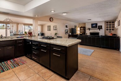 Kitchen to family room