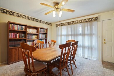 Formal Dining room and/or Family room. Door to ful