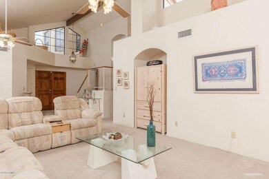 Living Room w/Vaulted Ceilings