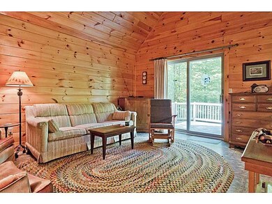 Living Room. very warm with pine...