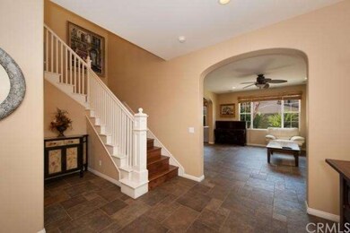 stone tile flooring ENTRY with dual tone paint