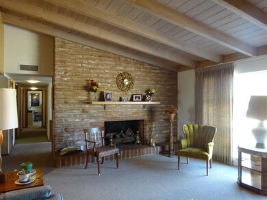 Adobe Fireplace