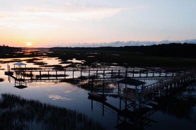 dock sunset