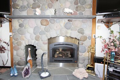 Rock Fireplace