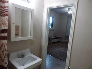 View of the main room in efficiency from bathroom.