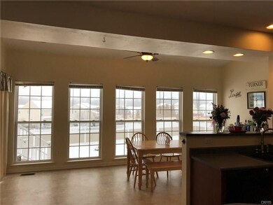 Back wall full of windows, huge entertaining area,