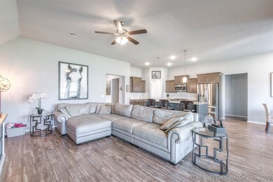 Vaulted ceilings with an abundance of natural ligh