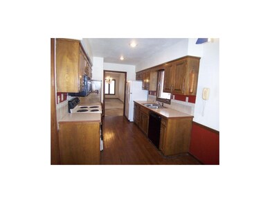 Kitchen looking towards dining room