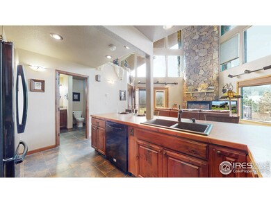 You won't miss any of the action when you're in the kitchen with the open floor plan.