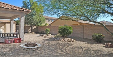 Large back yard