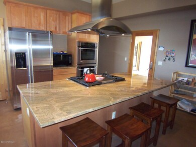 kitchen looking to Fridge