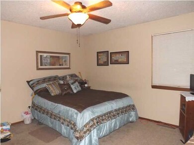 The master bedroom has a second closet.