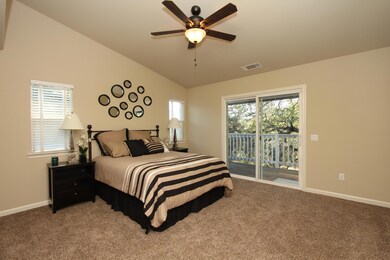 Master Bedroom with Sliding Glass Door