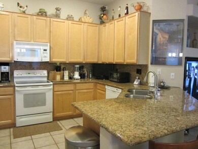 Kitchen with Granite Counters