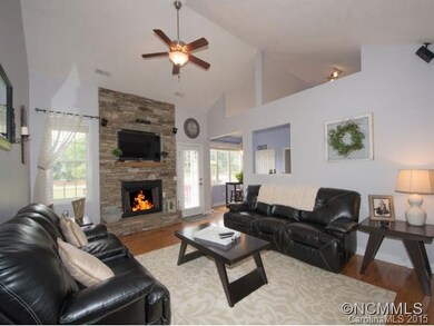 Living Room with Fireplace