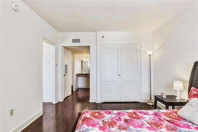 Two closets in the bedroom, dressing area too!