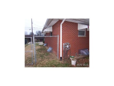 Fenced back yard