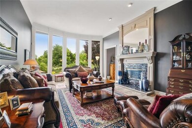 Formal living room with high ceilings and an amazi